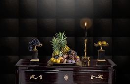 Обои CHA008 фото в интерьере гостиной превью