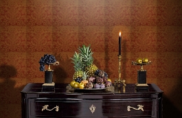 Обои CHA033 фото в интерьере гостиной превью