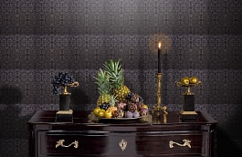 Обои CHA043 фото в интерьере гостиной превью