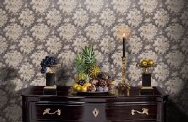 Обои CHA063 фото в интерьере гостиной превью