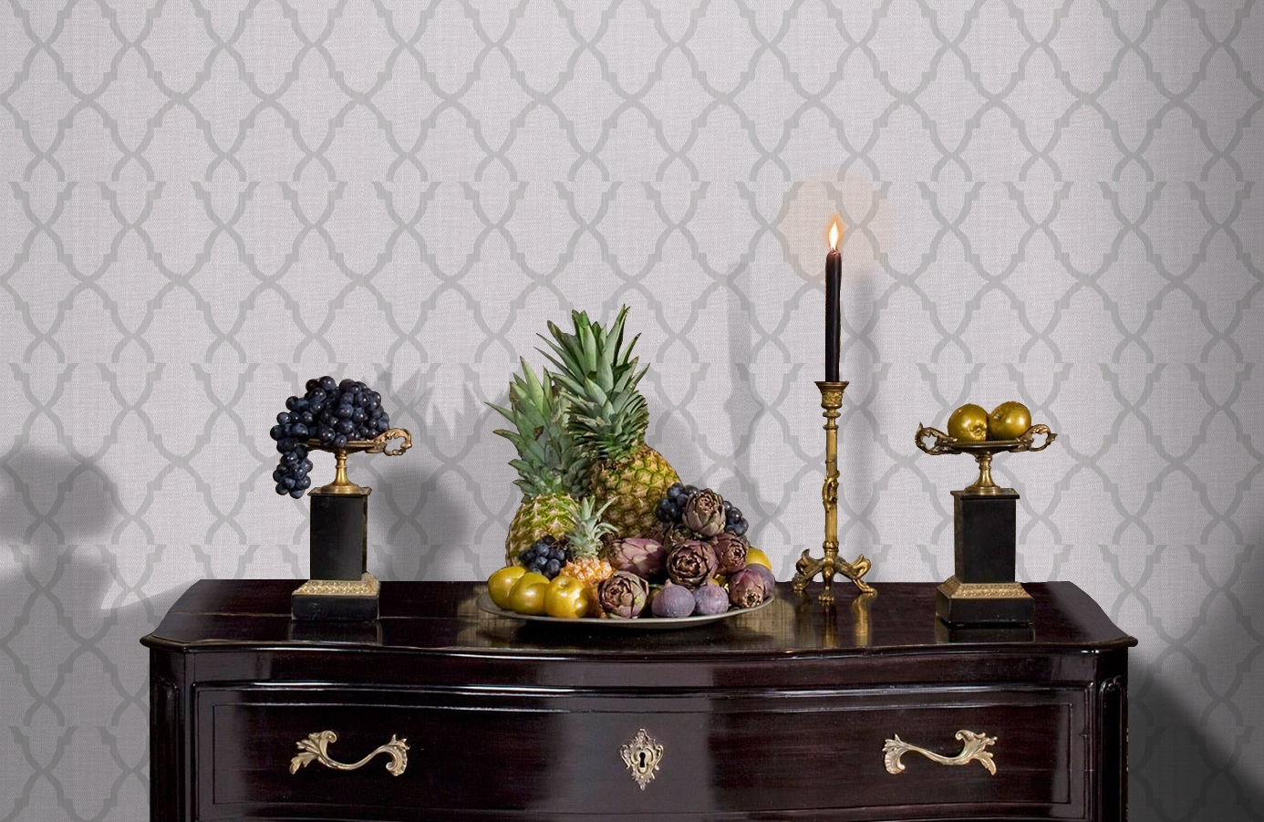 Обои DL20914 фото в интерьере гостиной