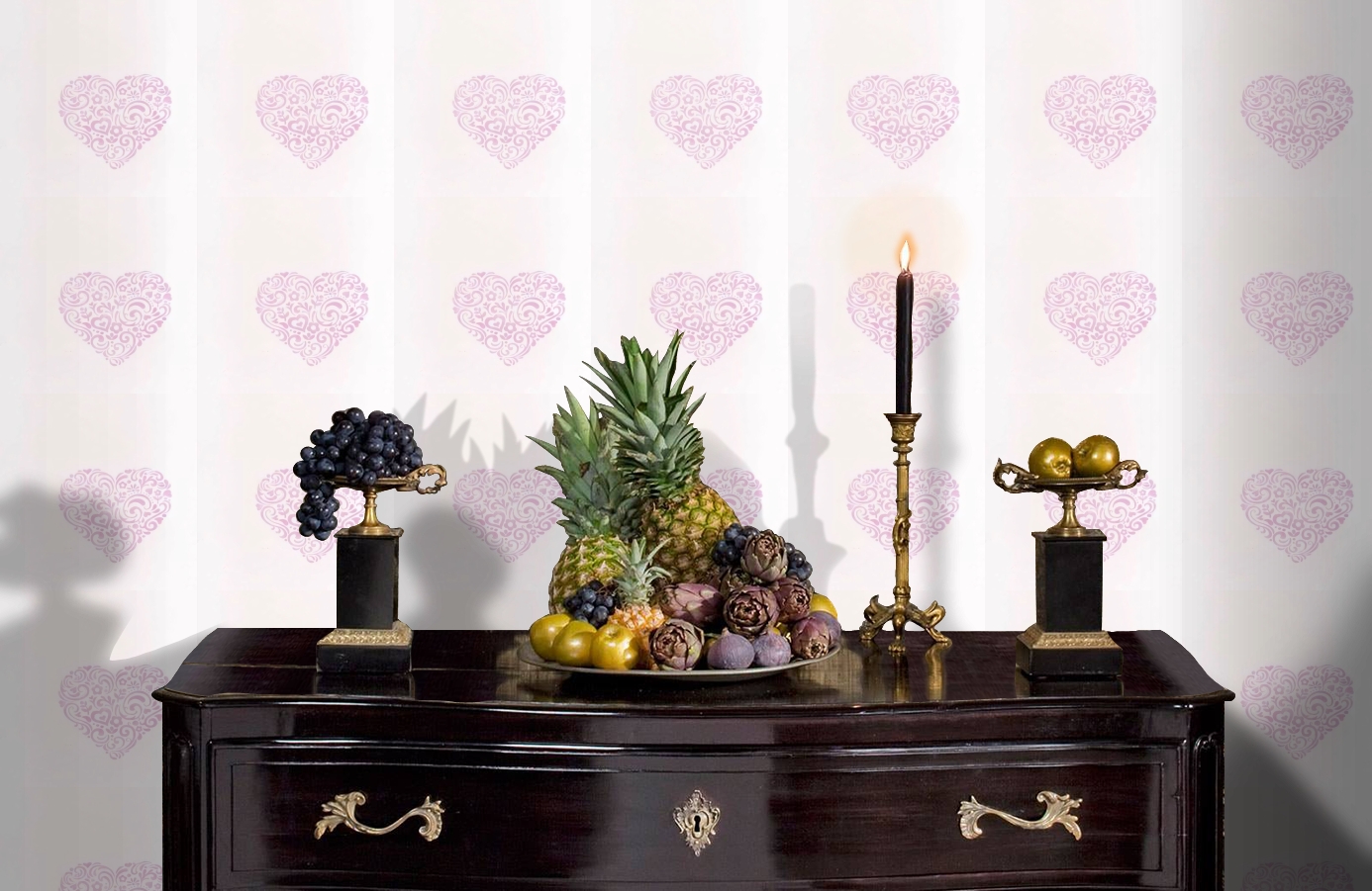 Обои DL21115 фото в интерьере гостиной