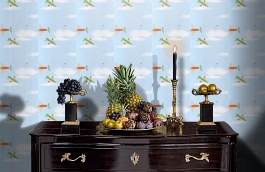 Обои DL21135 фото в интерьере гостиной превью