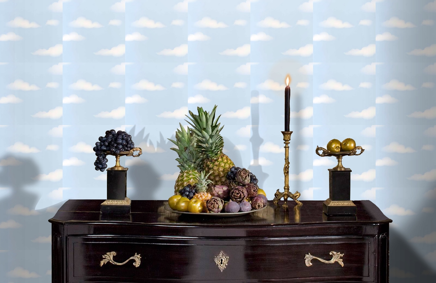 Обои DL21137 фото в интерьере гостиной