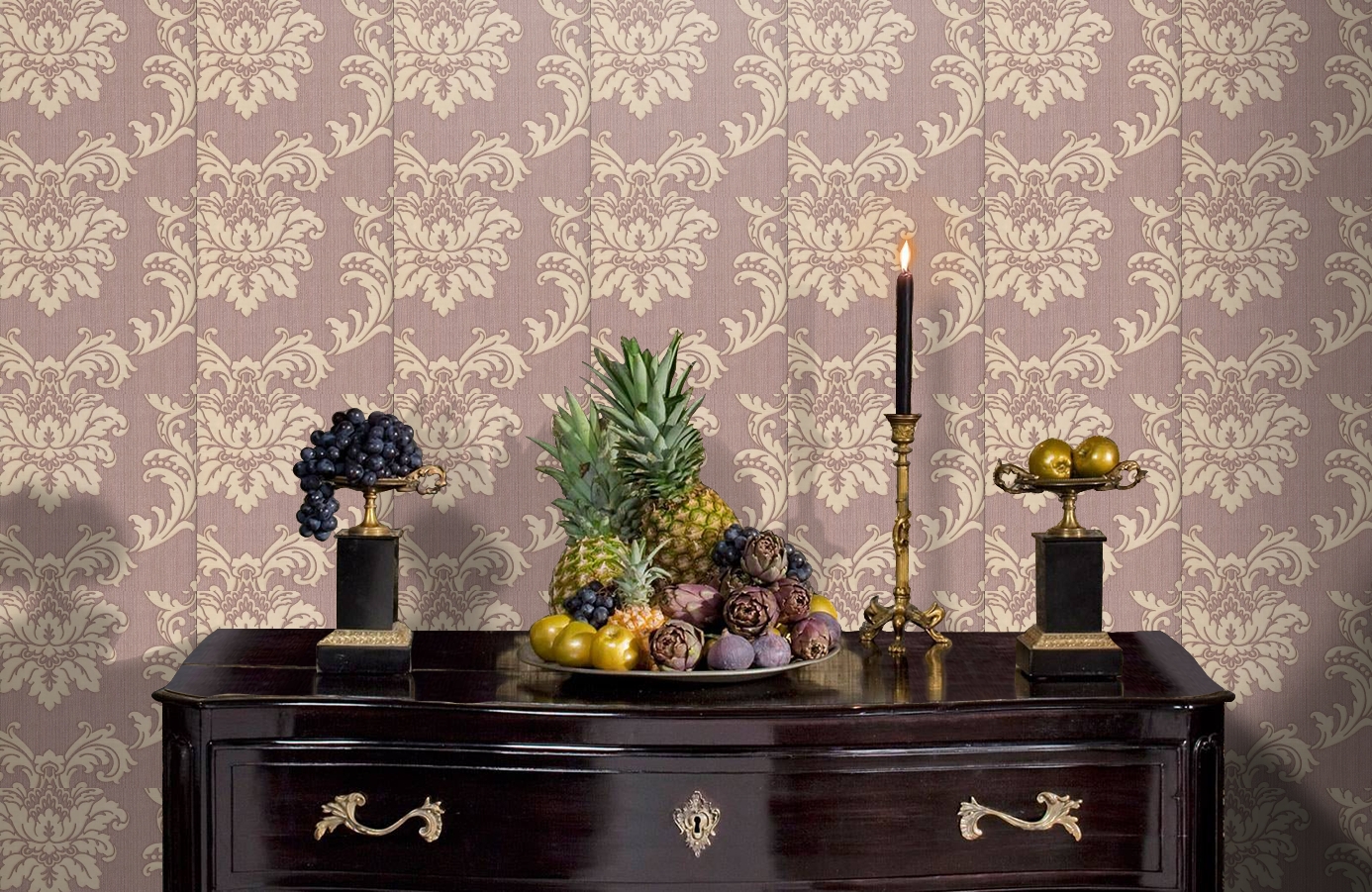 Обои FD20303 фото в интерьере гостиной