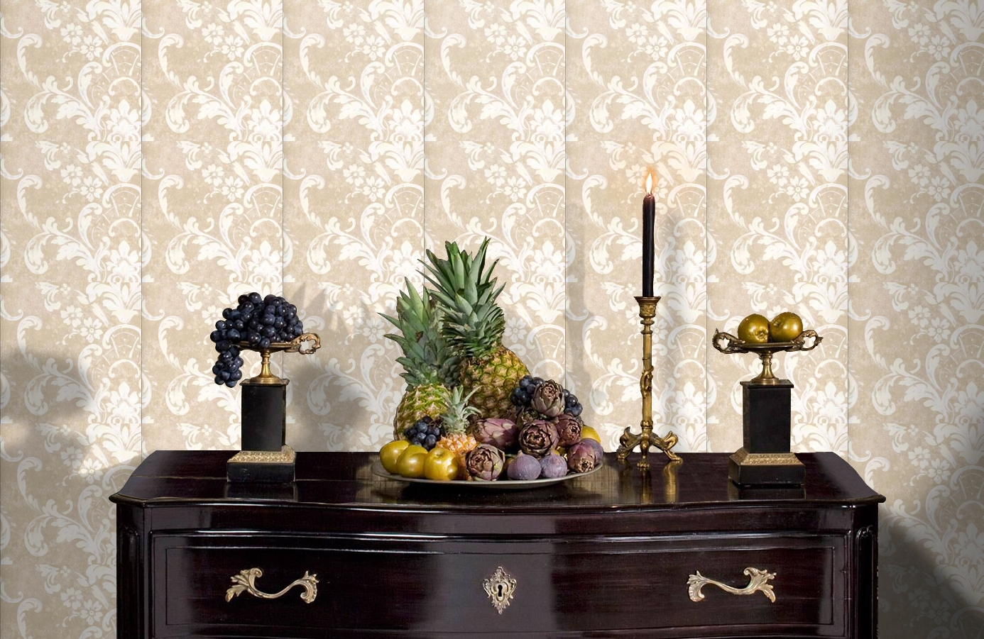 Обои FD20356 фото в интерьере гостиной