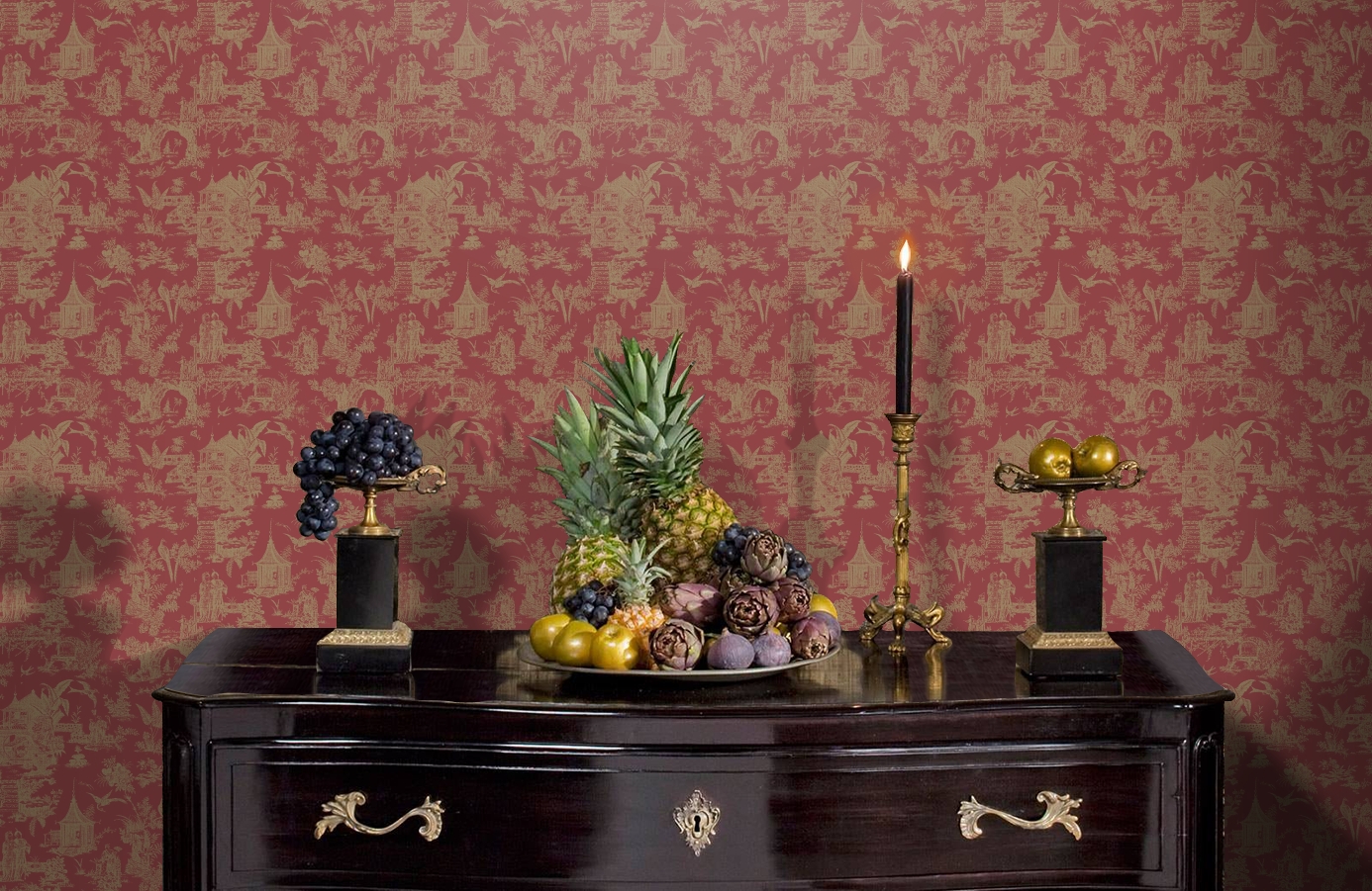 Обои FD21766 фото в интерьере гостиной