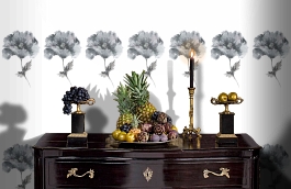 Обои Hel 501 фото в интерьере гостиной превью