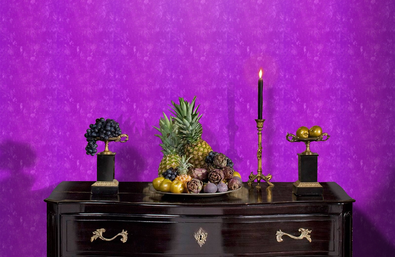 Обои 508-3 фото в интерьере гостиной