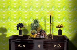 Обои 511-1 фото в интерьере гостиной превью