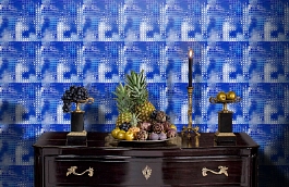 Обои 511-4 фото в интерьере гостиной превью