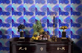 Обои 512-2 фото в интерьере гостиной превью