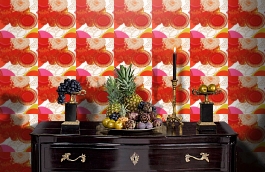 Обои 512-3 фото в интерьере гостиной превью