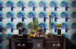 Обои 512-4 фото в интерьере гостиной превью