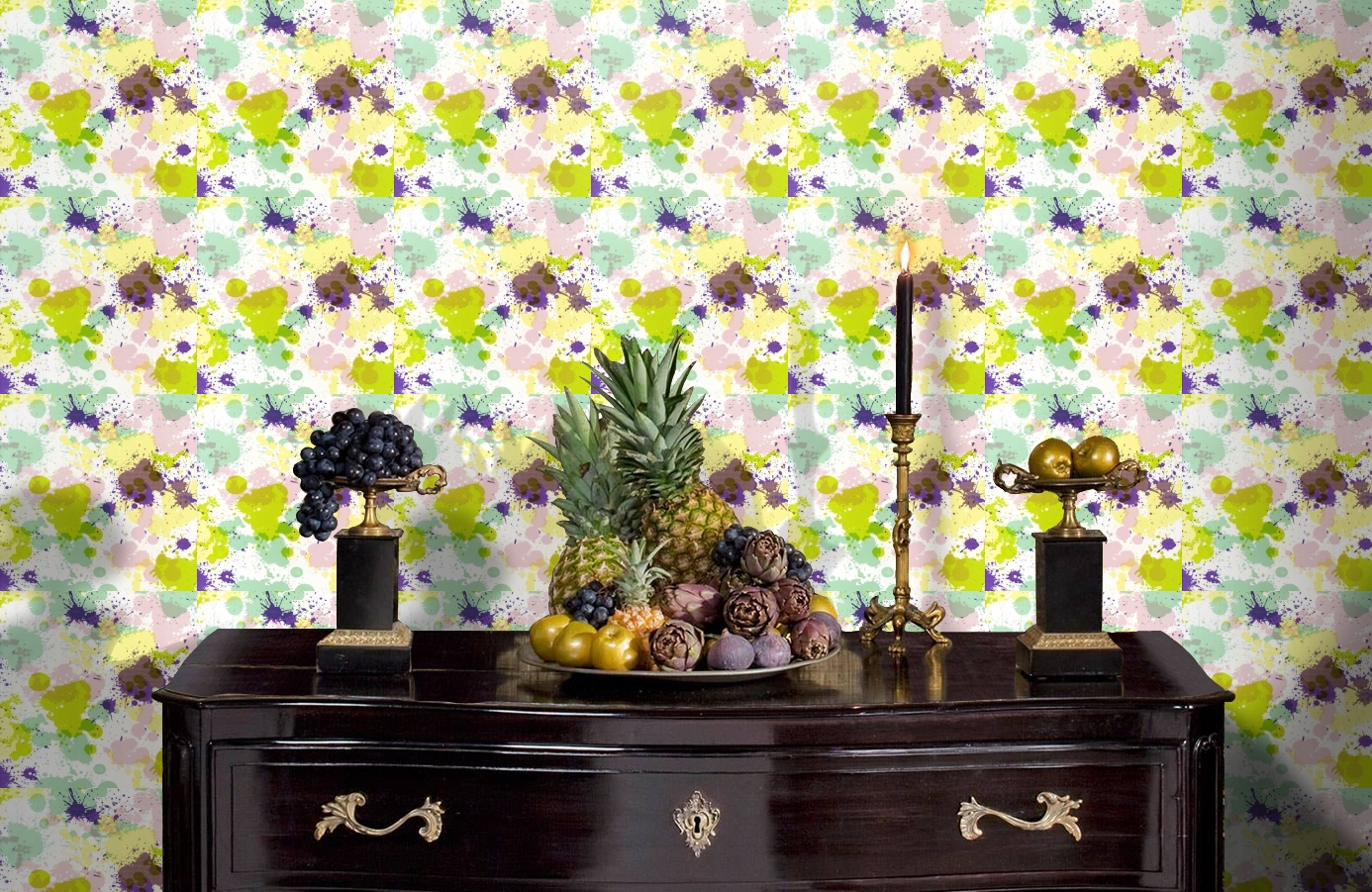 Обои 513-4 фото в интерьере гостиной Обои 513-4 фото в интерьере гостиной