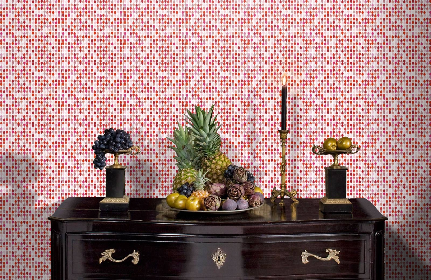 Обои 514-3 фото в интерьере гостиной