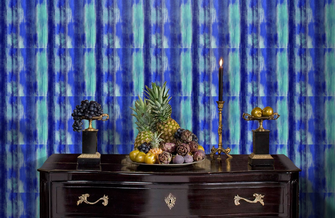 Обои 518-4 фото в интерьере гостиной Обои 518-4 фото в интерьере гостиной