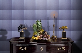 Обои 6520-4 фото в интерьере гостиной превью