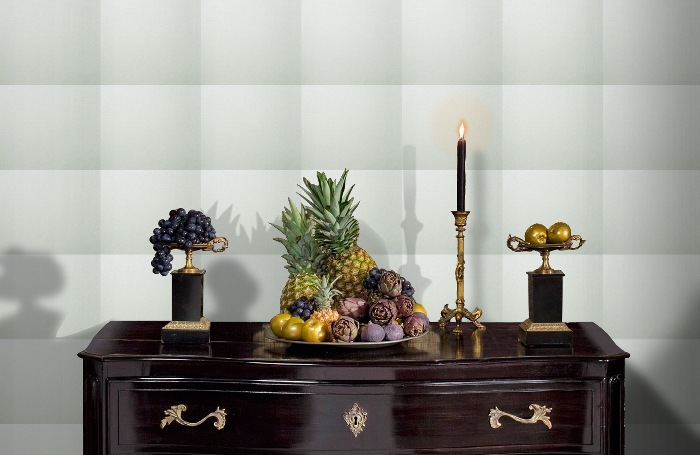 Обои 6520-5 фото в интерьере гостиной