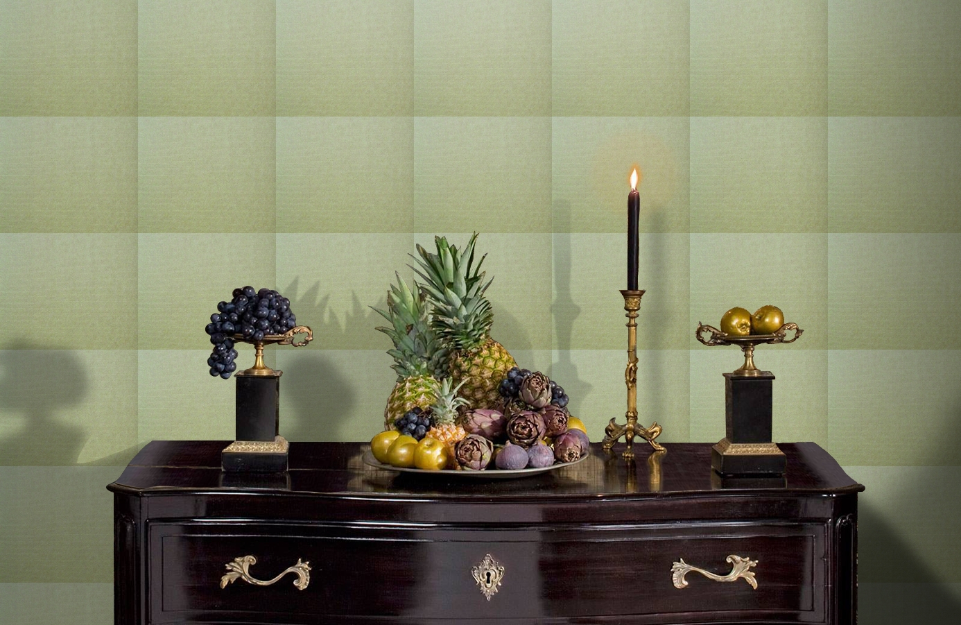 Обои 6520-8 фото в интерьере гостиной