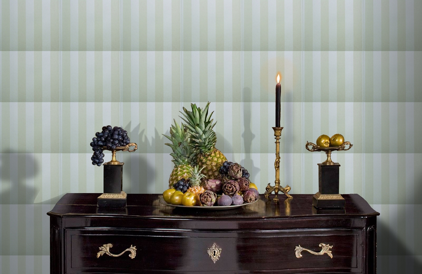 Обои 6540-5 фото в интерьере гостиной