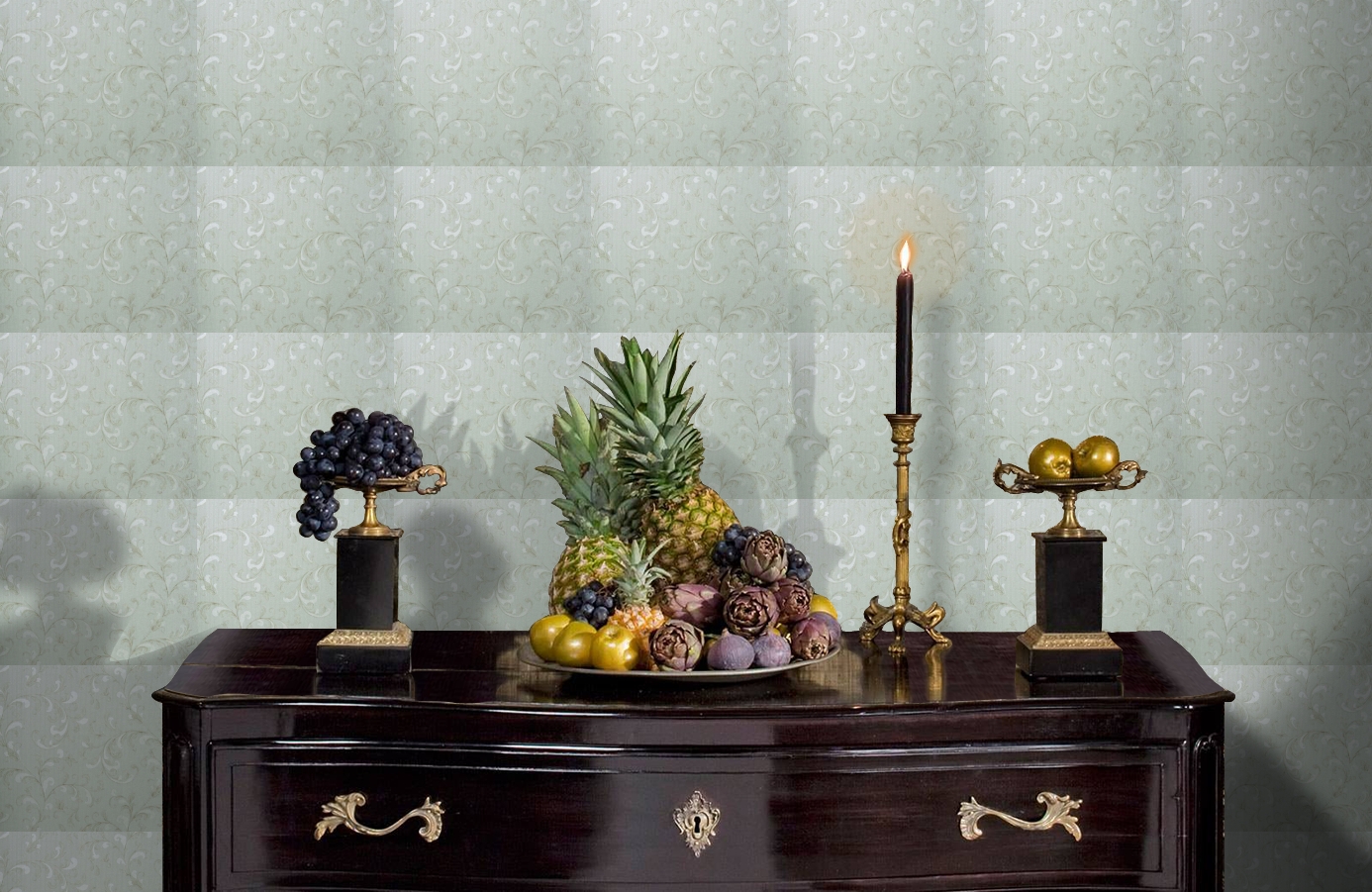 Обои 6550-2 фото в интерьере гостиной