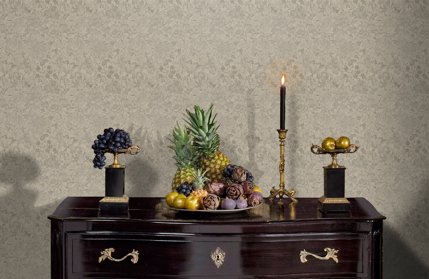 Обои 65701 фото в интерьере гостиной