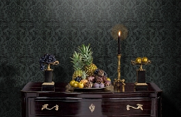 Обои 81124 фото в интерьере гостиной превью