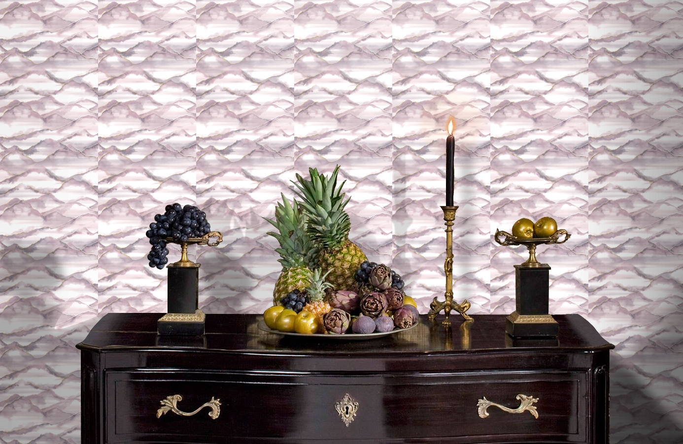 Обои 90421 фото в интерьере гостиной