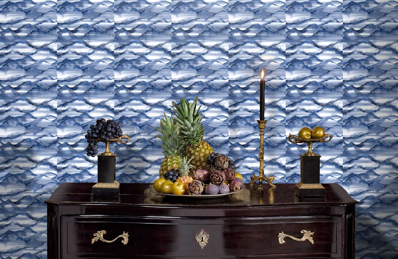 Обои 90422 фото в интерьере гостиной Обои 90422 фото в интерьере гостиной