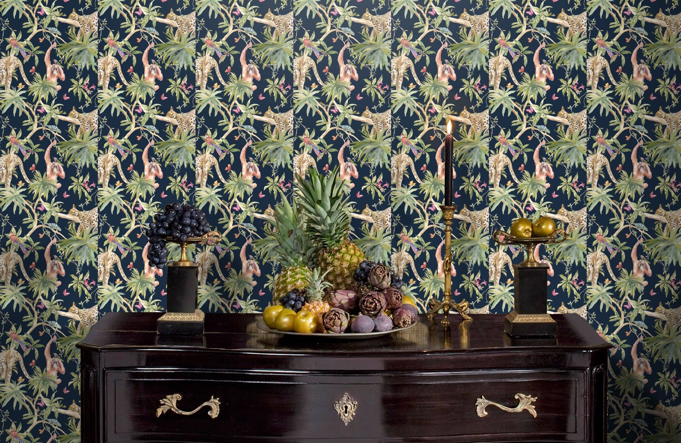 Обои 90560 фото в интерьере гостиной