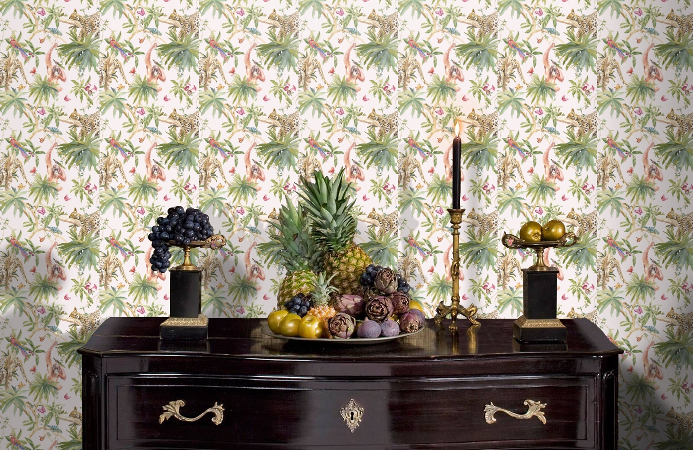 Обои 90561 фото в интерьере гостиной