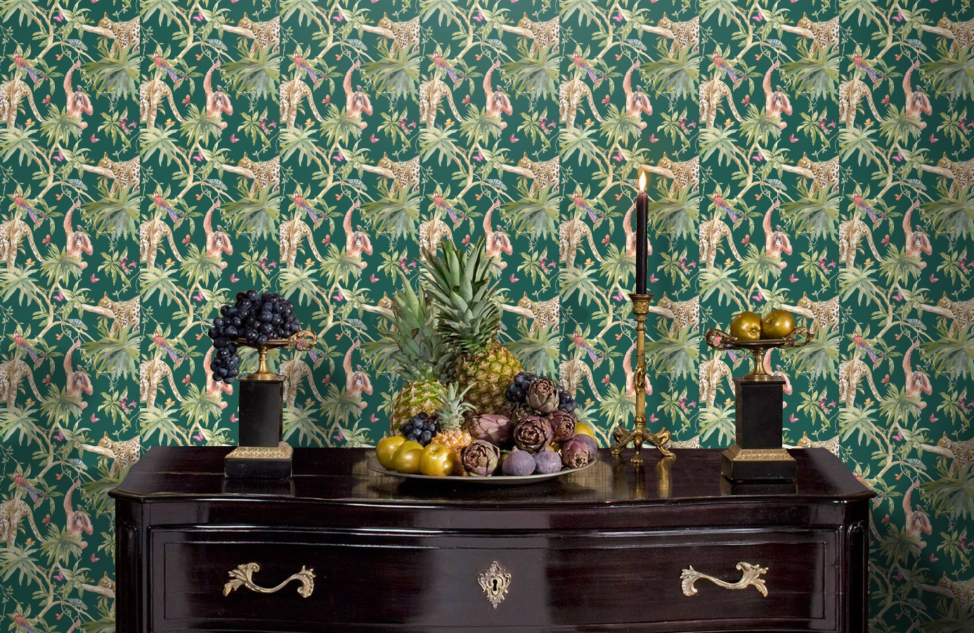 Обои 90563 фото в интерьере гостиной