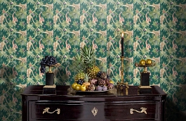 Обои 90563 фото в интерьере гостиной превью