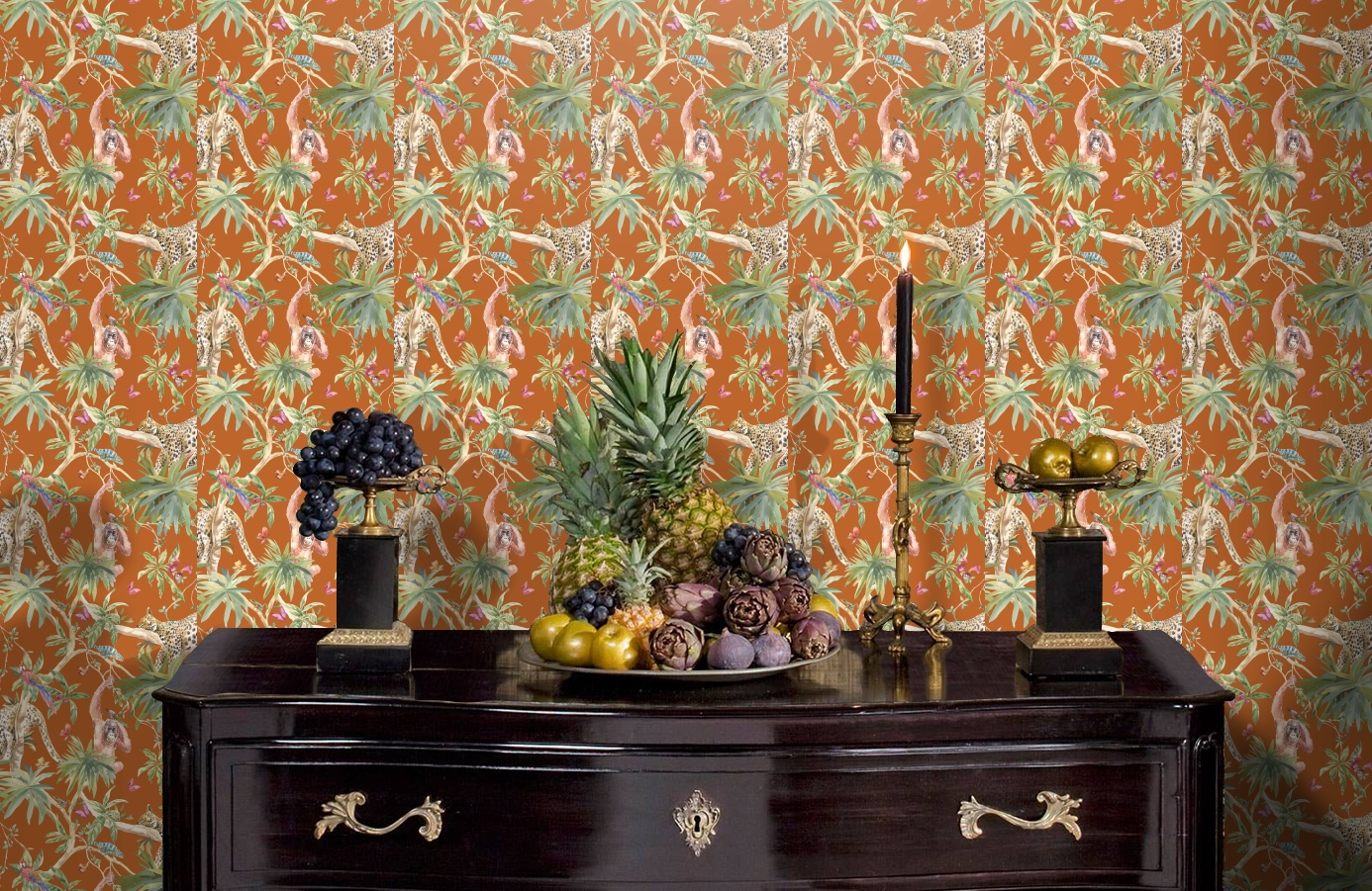 Обои 90564 фото в интерьере гостиной