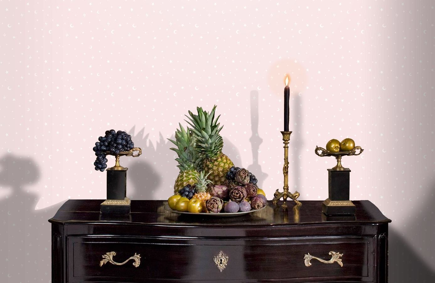 Обои 90981 фото в интерьере гостиной