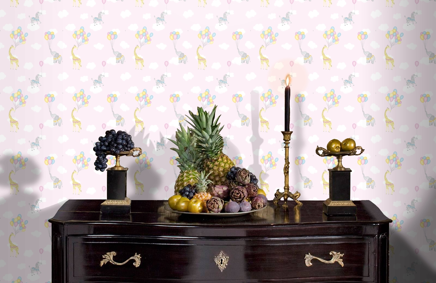 Обои 91040 фото в интерьере гостиной