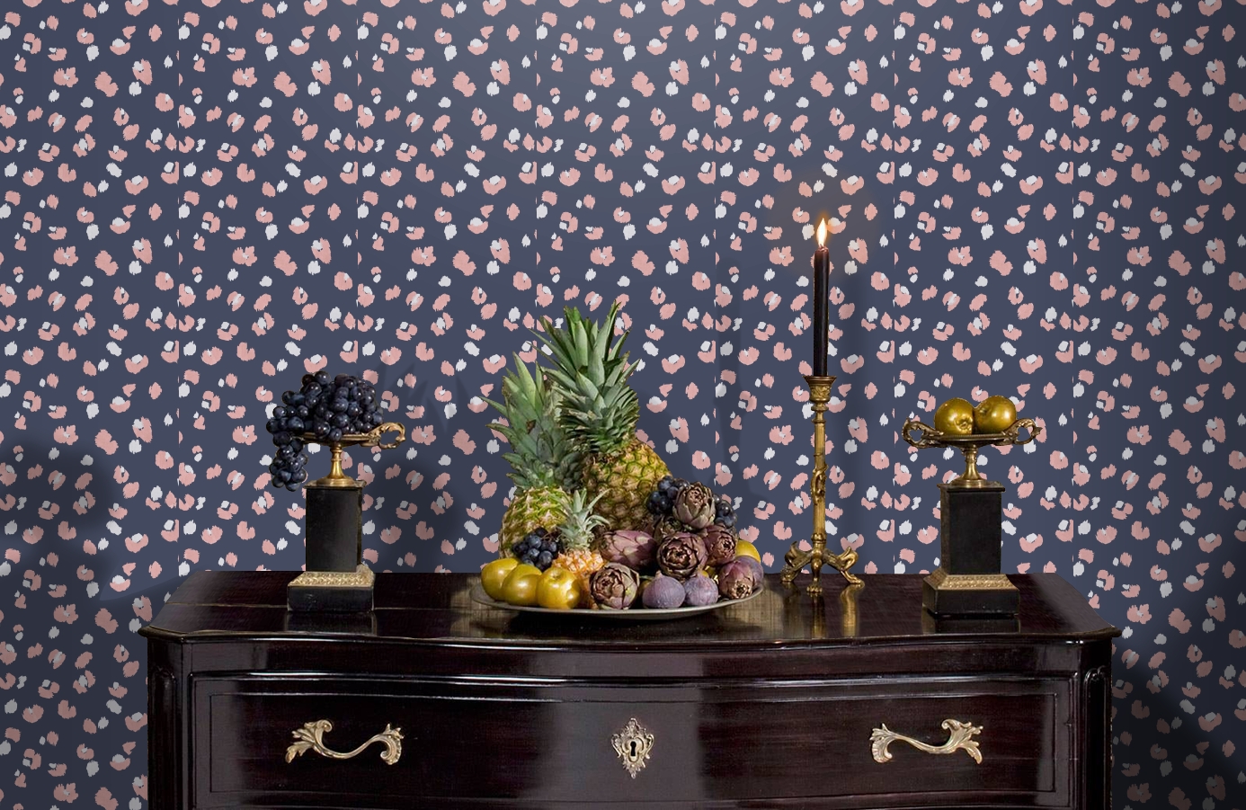 Обои 91071 фото в интерьере гостиной