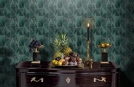 Обои 91141 фото в интерьере гостиной превью