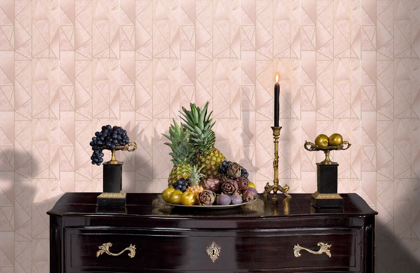 Обои 91144 фото в интерьере гостиной