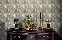 Обои AH40300 фото в интерьере гостиной превью