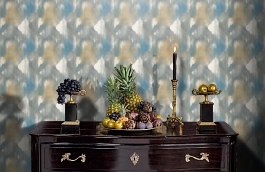 Обои AH40302 фото в интерьере гостиной превью