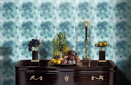 Обои AH40502 фото в интерьере гостиной превью