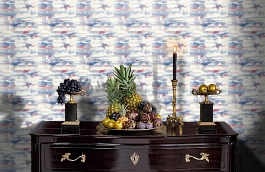 Обои AH41111 фото в интерьере гостиной превью