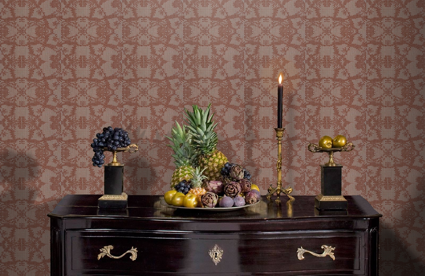 Обои BT2003 фото в интерьере гостиной