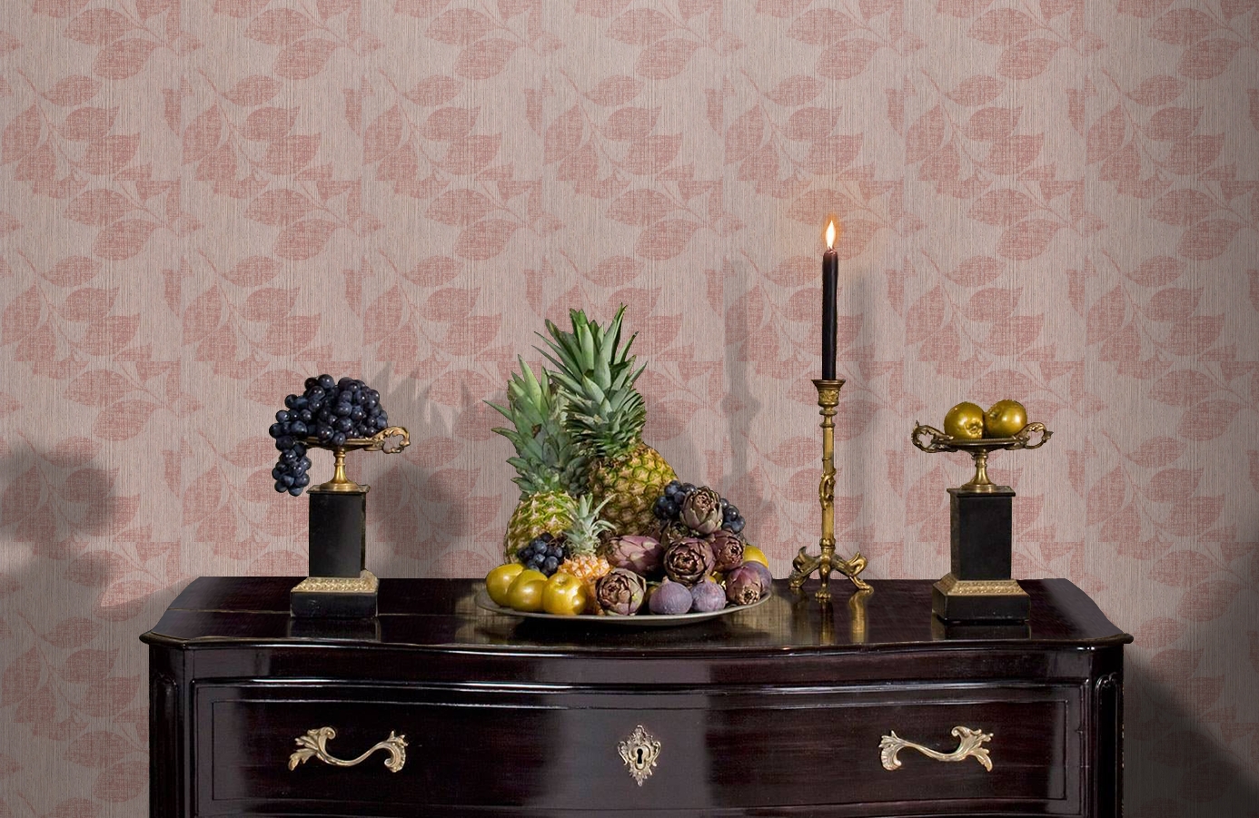 Обои BT3302 фото в интерьере гостиной