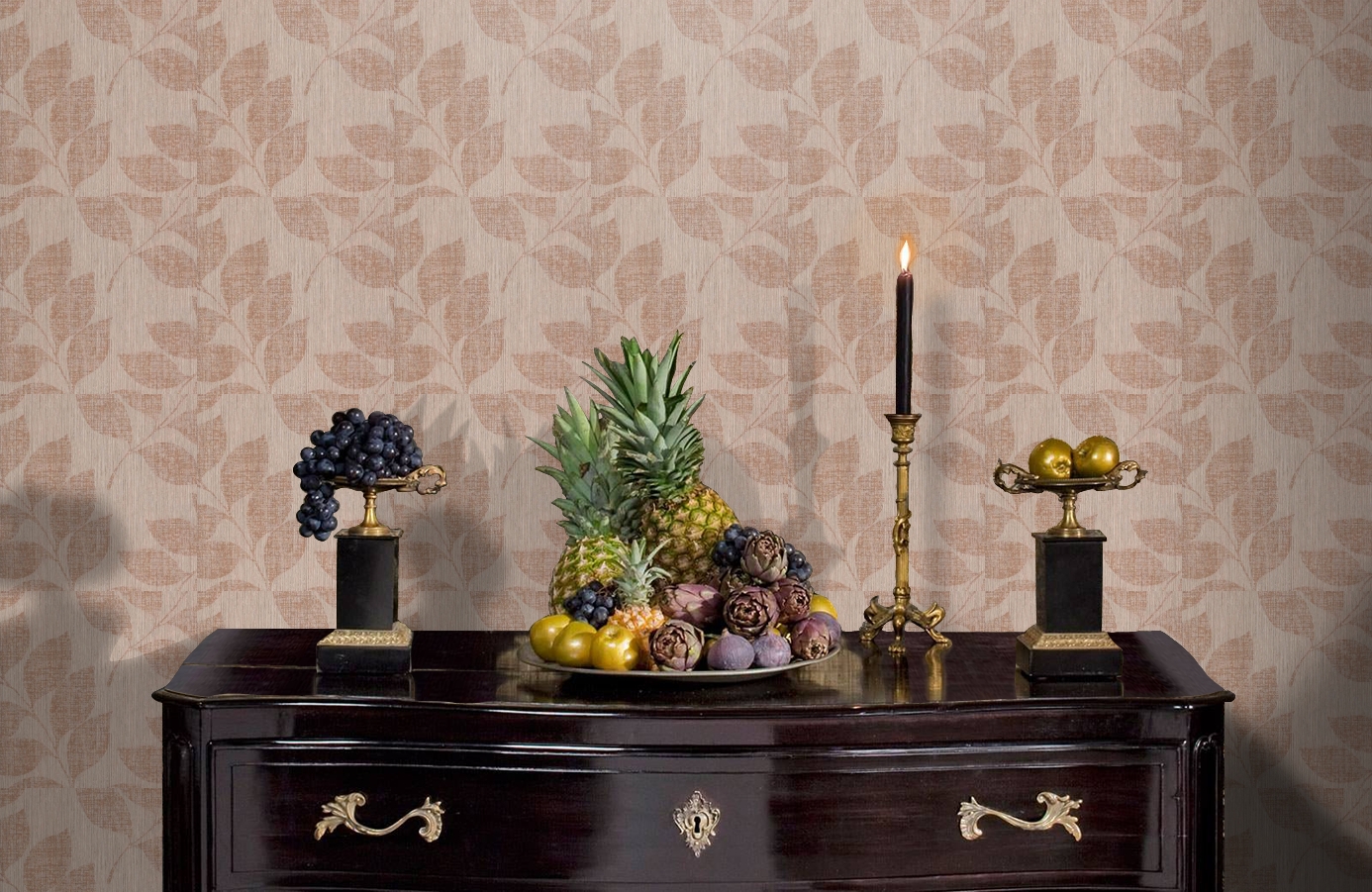 Обои BT3306 фото в интерьере гостиной