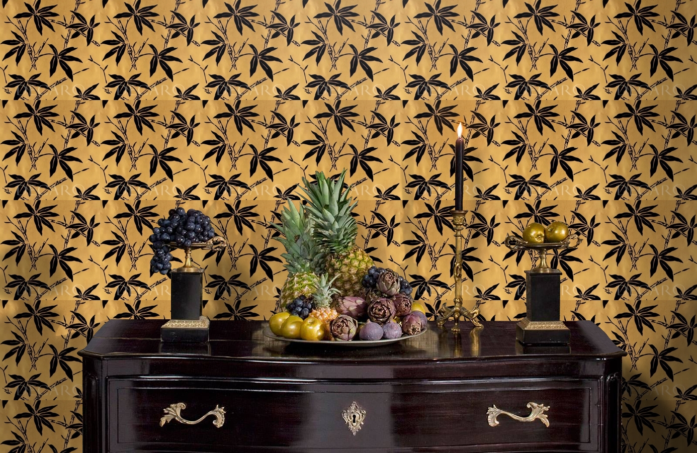 Обои BW45006-2 фото в интерьере гостиной