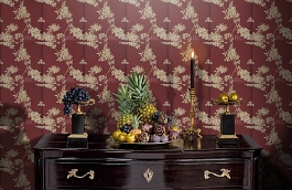 Обои BW45028-6 фото в интерьере гостиной превью