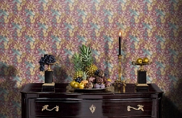 Обои CR3004 фото в интерьере гостиной превью